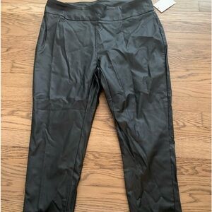Faux leather leggings plus size 1x